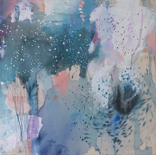 A little bit of snow - 75 x 75 cm