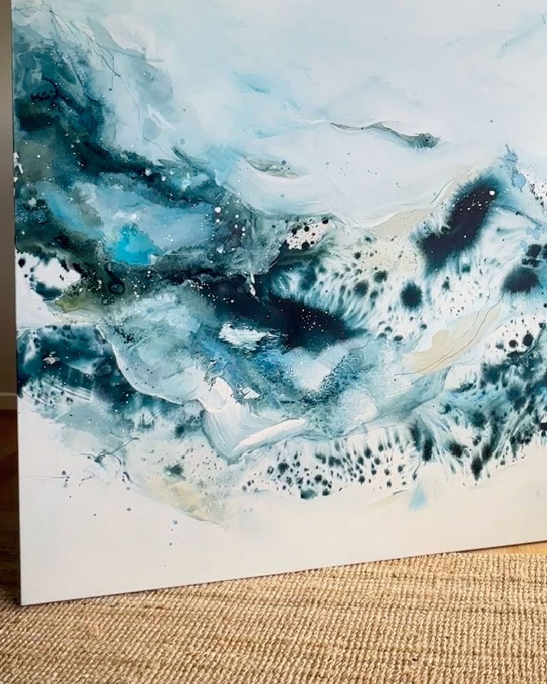 Soft #15 - 130x180 cm - i egetræsramme