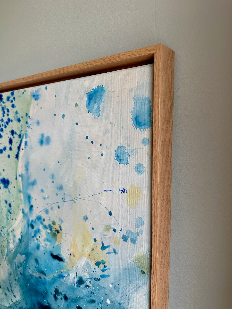 Soft #10 - 120x150 cm - i egetræsramme