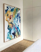 Soft #13 - 100x150 cm - i egetræsramme