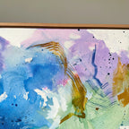 Panorama #1, i egetræsramme (140x140 cm)