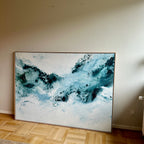Soft #5 - 130x180 cm - i egetræsramme
