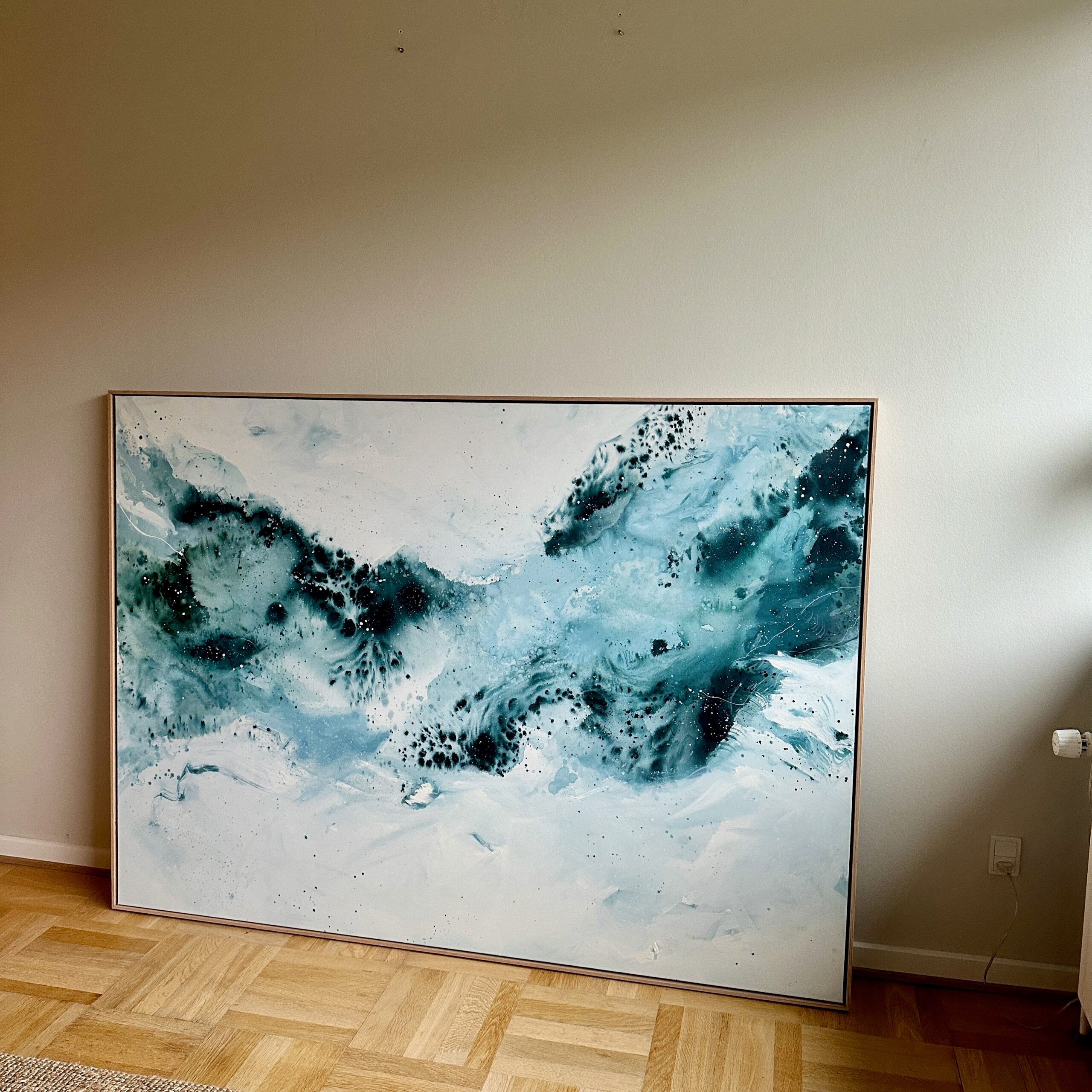 Soft #5 - 130x180 cm - i egetræsramme