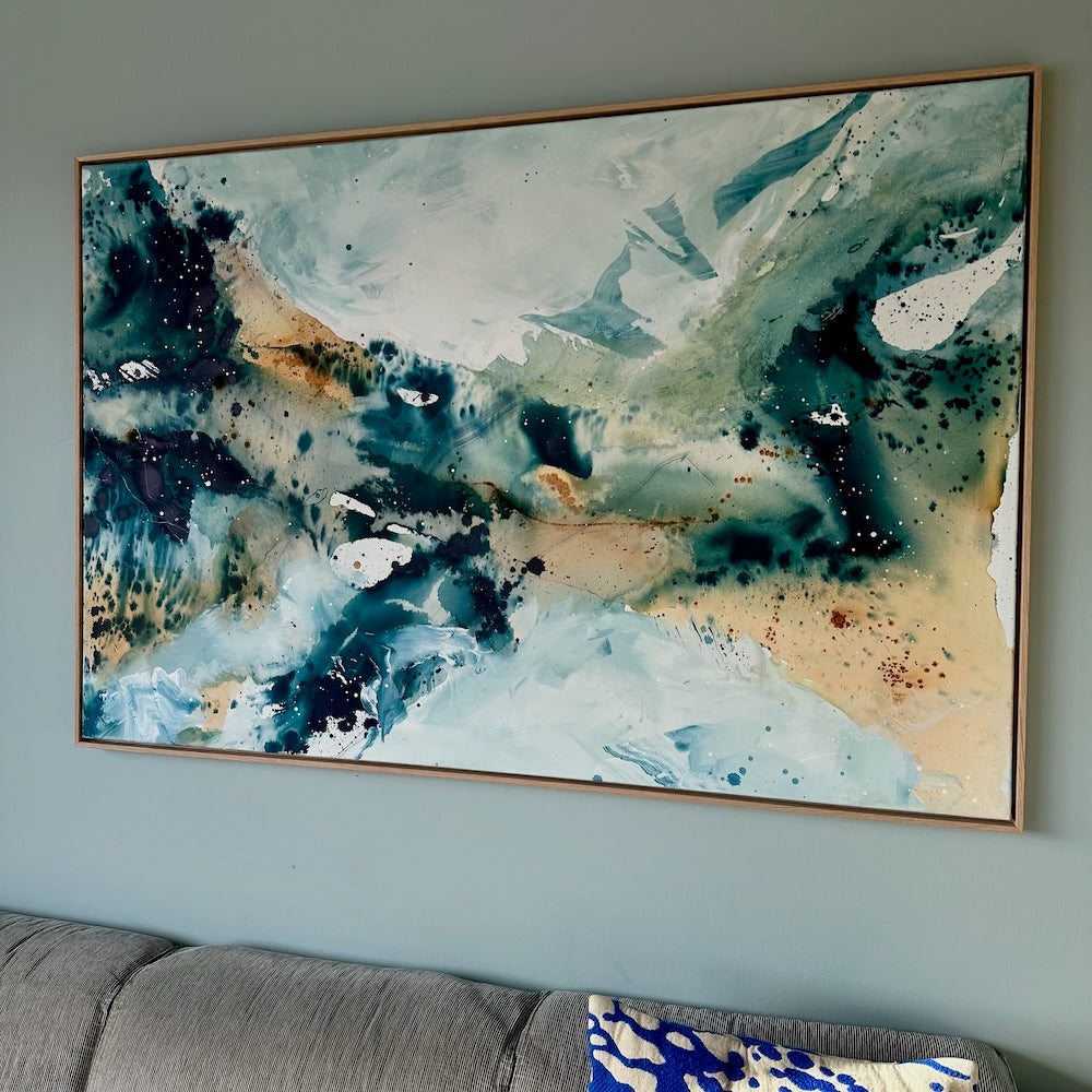Soft #8 - 100x150 cm - i ramme