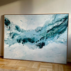 Soft #4 - 130x180 cm - i egetræsramme