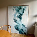 Soft #5 - 130x180 cm - i egetræsramme