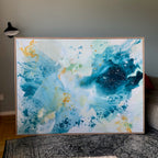 Fly - 120x150 cm - i egetræsramme