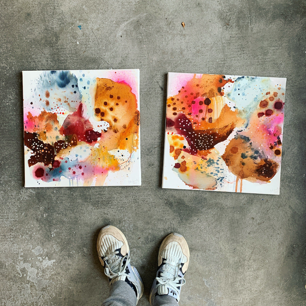 30x30 - to malerier