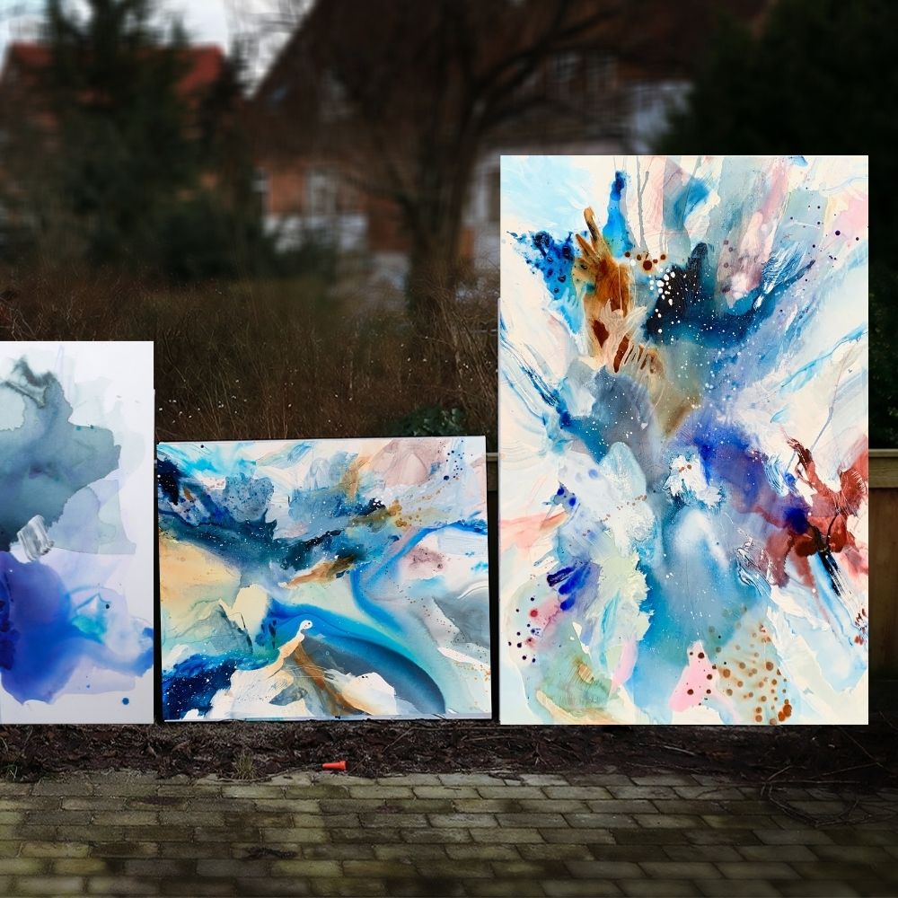 My whereabouts - 100x150 cm