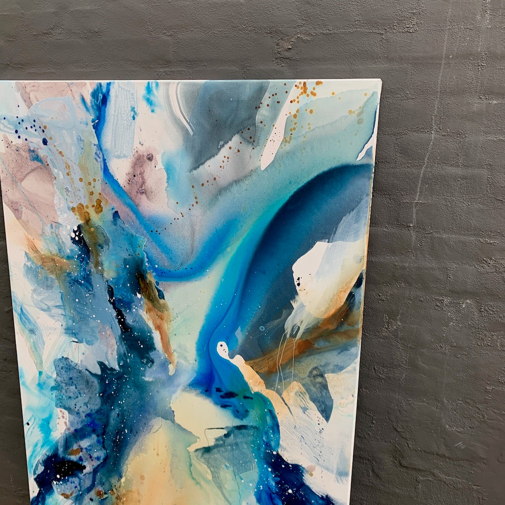 To the moon - 100x150 cm