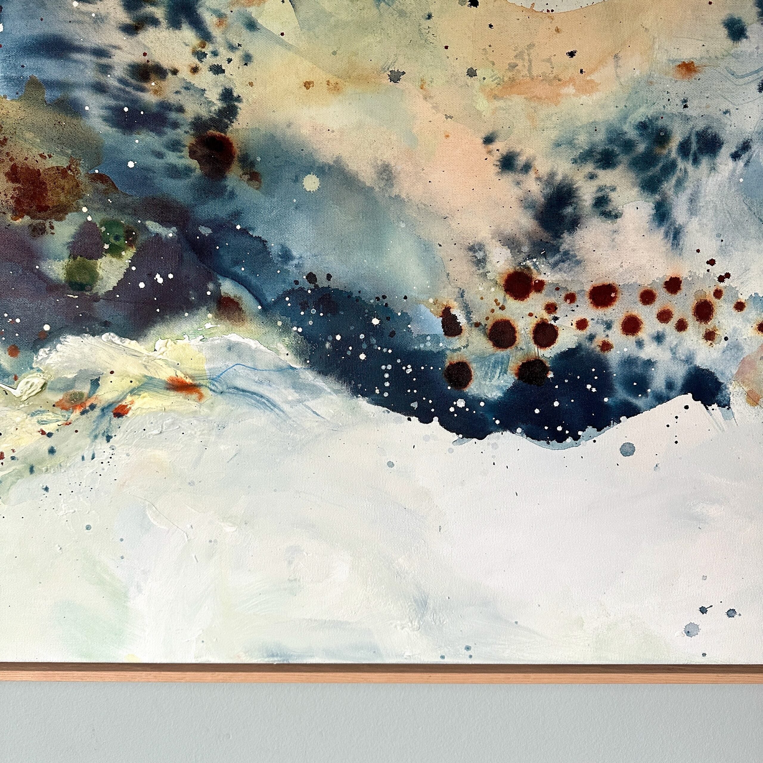 Soft #3 - 90x150 cm - i egetræsramme