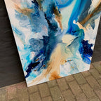 To the moon - 100x150 cm