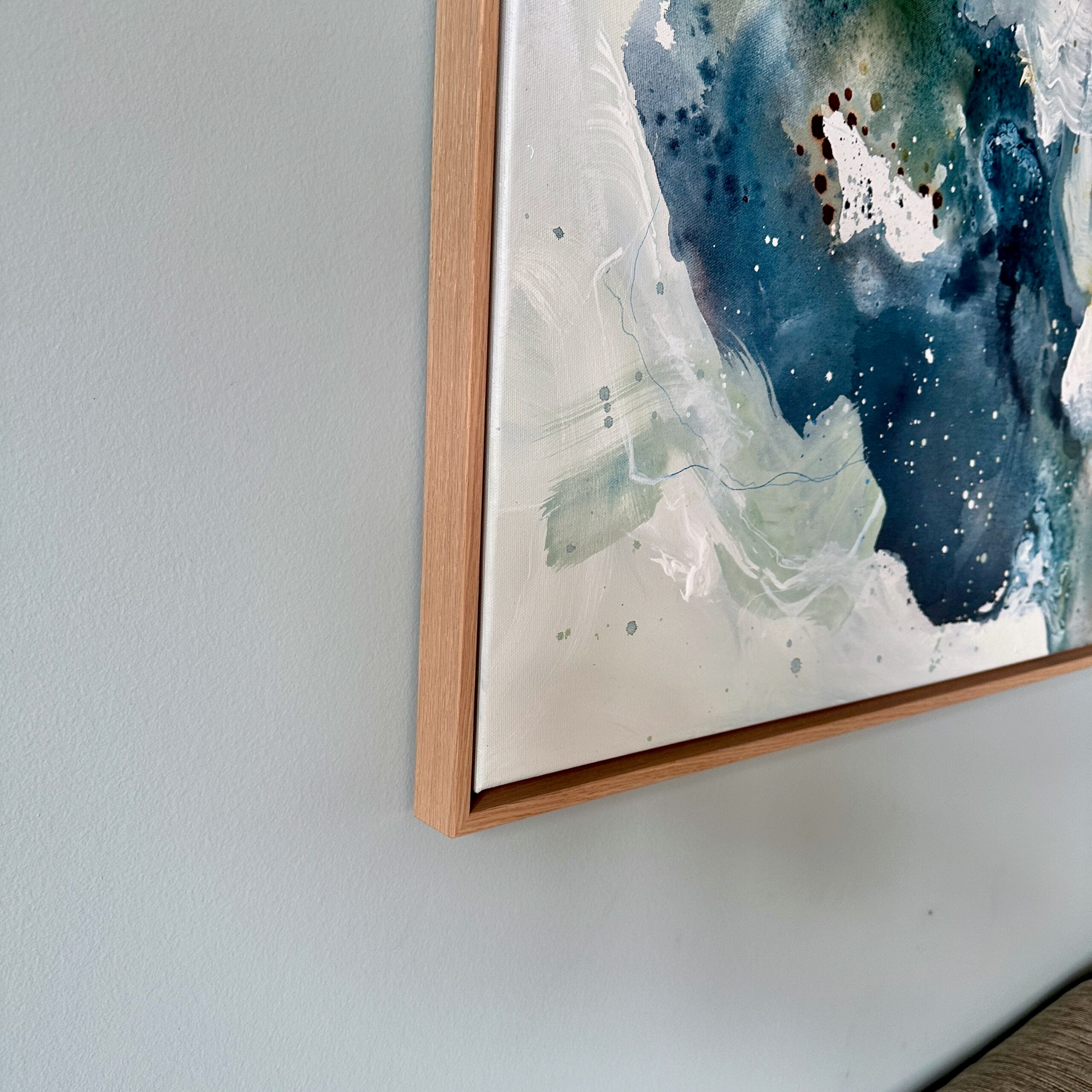 Soft #6 - 100x150 cm - i egetræsramme