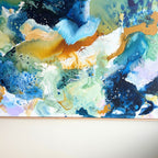 Panorama #1, i egetræsramme (140x140 cm)