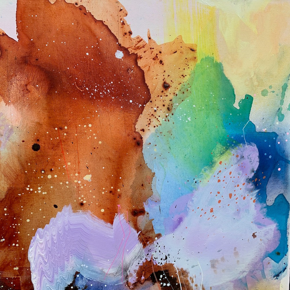 "Let them play" - 100x100 cm