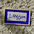Langsom... - originalt papirværk - 31,5 x 19 cm - egetræsramme/ART-glas