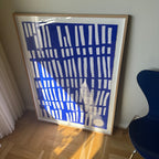 Ultramarine #2 - 111x83 cm - i egetræsramme