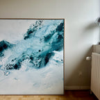 Soft #5 - 130x180 cm - i egetræsramme