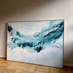 Soft #4 - 130x180 cm - i egetræsramme